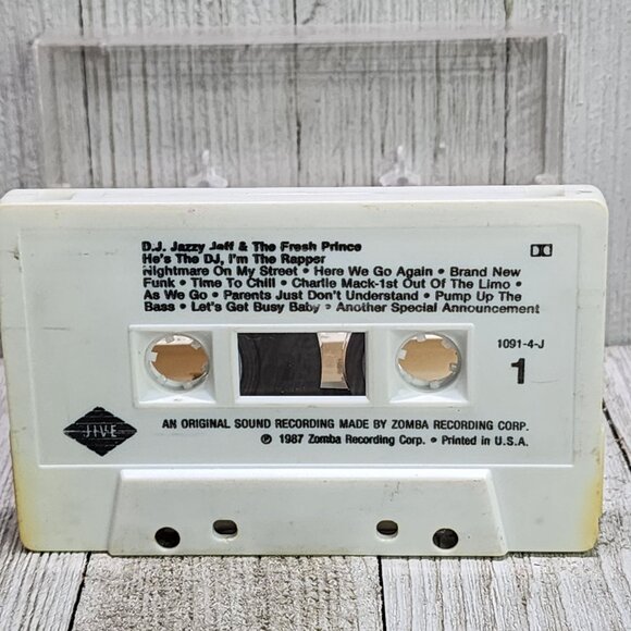 DJ Jazzy Jeff & Fresh Prince - He's The DJ I'm the Rapper Cassette Tape 1988 - Picture 2 of 4